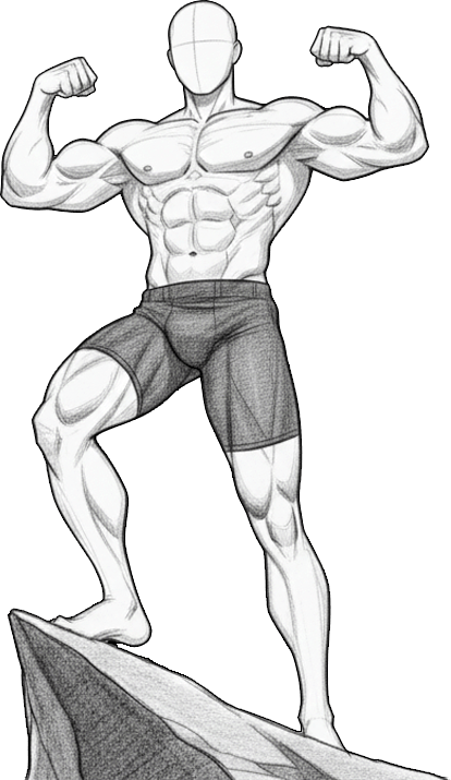cuerpo musculoso genético