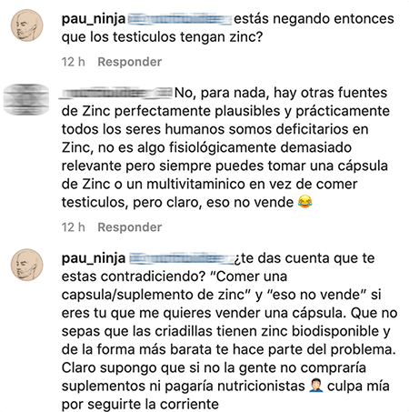 opinión comer testículos de toro