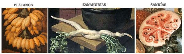 pintura histórica fruta